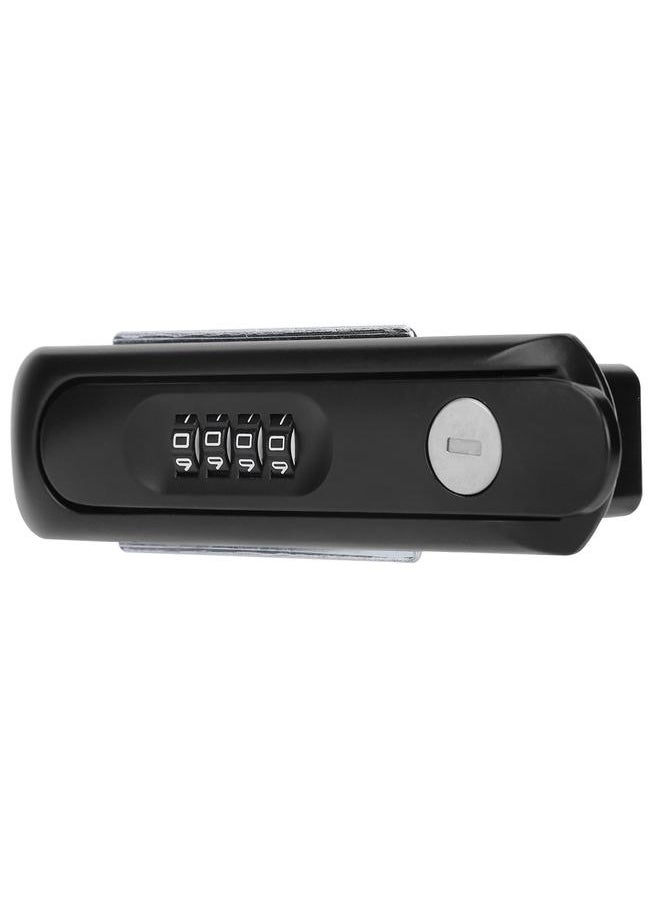 Thoraya - Zinc Alloy Cabinet Door Password Coded Lock with Keys for Home Office Hospital SchoolBlack - Image 1