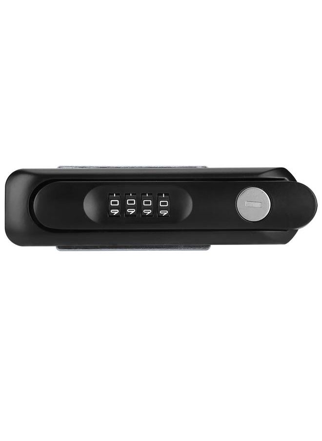Thoraya - Zinc Alloy Cabinet Door Password Coded Lock with Keys for Home Office Hospital SchoolBlack - Image 1