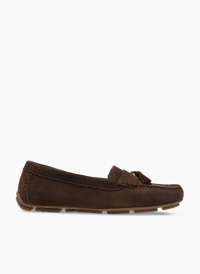 بابريكا Women's Tassel Detail Slip-On Loafers