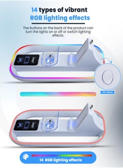 DOBE PS Portal Charging Dock Station for PS5, Portal Remote Player and PS5 Controller, Charging Stand for PS Portal with RGB Light and USB C Charging Cable  - Image 3