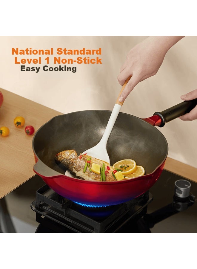 Joyoung 32cm Titanium Non-stick Frying Pan For Home Cooking Compatible With Induction And Gas Stoves - Image 3