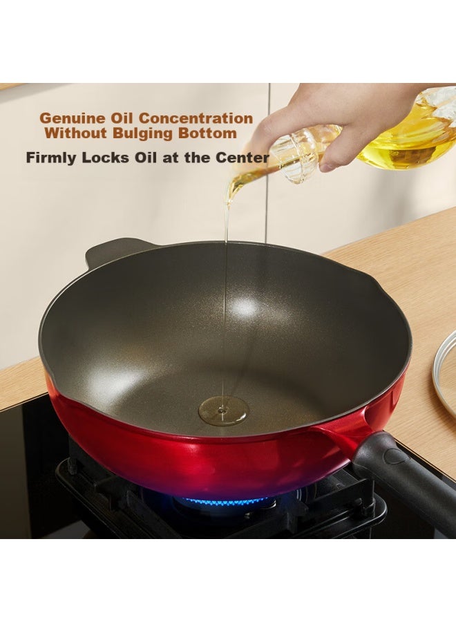 Joyoung 32cm Titanium Non-stick Frying Pan For Home Cooking Compatible With Induction And Gas Stoves - Image 4