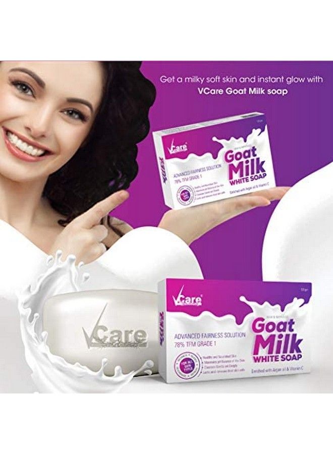 VCare Goat Milk White Soap 125 Gm Pack Of 2 - Image 5