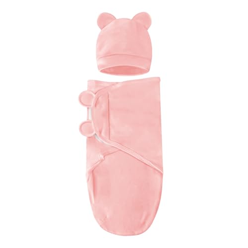 Fecawd Baby Swaddle Sleep Sacks with Hats for 0-3 Months Swaddle Blanket Wrap Newborn Swaddles Sack for Boy Girl, Baby Essentials - Image 1