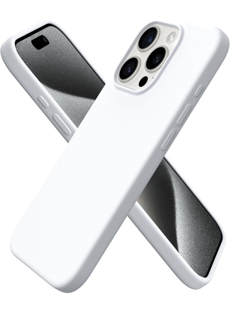 Houmt iPhone 15 Pro Case 6.1 Inch Liquid Gel Silicone iPhone 15 Pro Cover Inside Microfiber Soft Silky Touch Anti-Scratch Thin Shockproof Cover Compatible with iPhone 15 Pro - Image 1