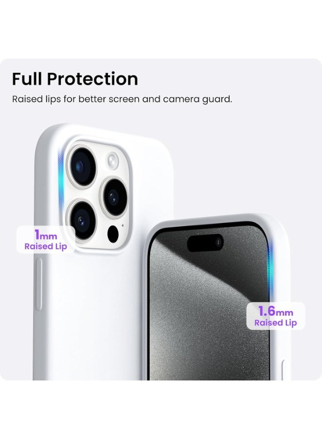 Houmt iPhone 15 Pro Case 6.1 Inch Liquid Gel Silicone iPhone 15 Pro Cover Inside Microfiber Soft Silky Touch Anti-Scratch Thin Shockproof Cover Compatible with iPhone 15 Pro - Image 5