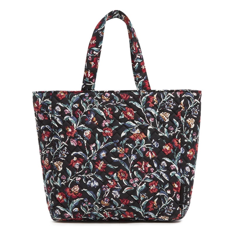 Vera Bradley Cotton Lunch Tote Lunch Box, Perennials Noir - Image 1