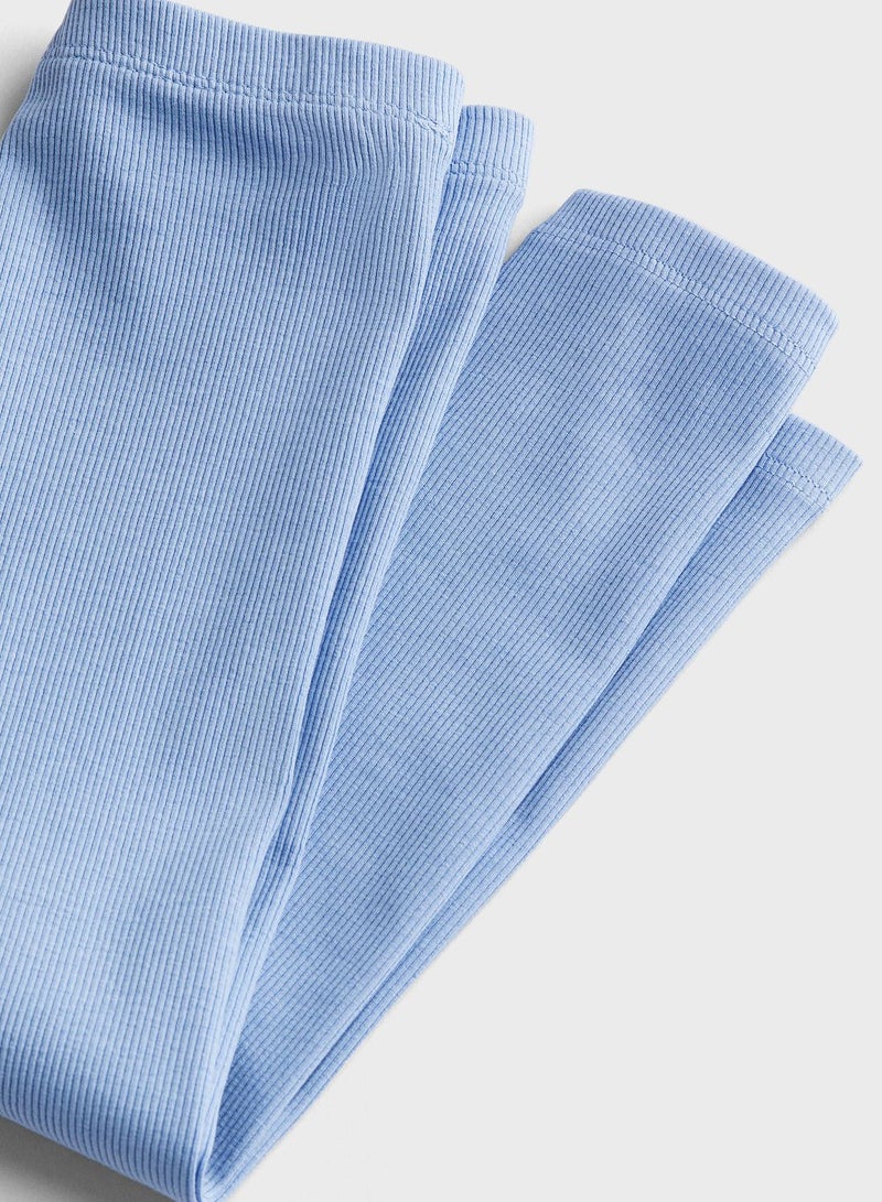 H&M Kids Ribbed Jersey Leggings - Image 2