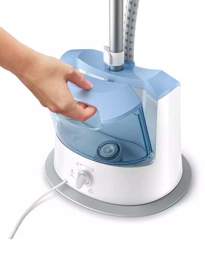 Philips Easy Touch Stand Steamer 1.4 L 1600 W GC482/26 White/Blue - Image 3
