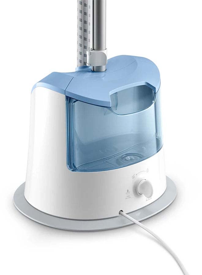 Philips Easy Touch Stand Steamer 1.4 L 1600 W GC482/26 White/Blue - Image 2