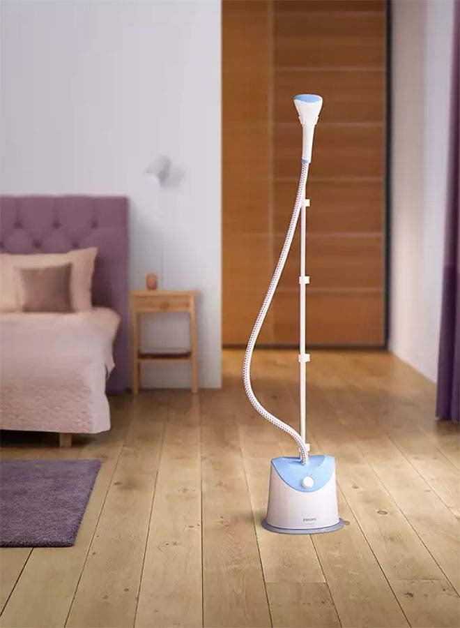 Philips Easy Touch Stand Steamer 1.4 L 1600 W GC482/26 White/Blue - Image 4