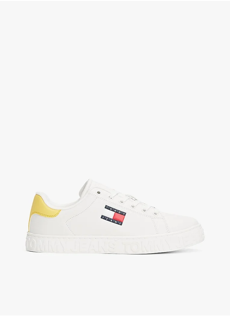 TOMMY JEANS Outsole Logo Lace Up Low Top Sneakers