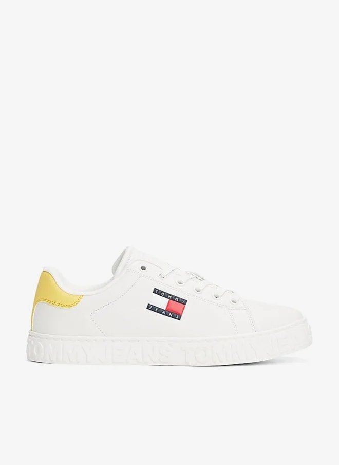 TOMMY JEANS Outsole Logo Lace Up Low Top Sneakers