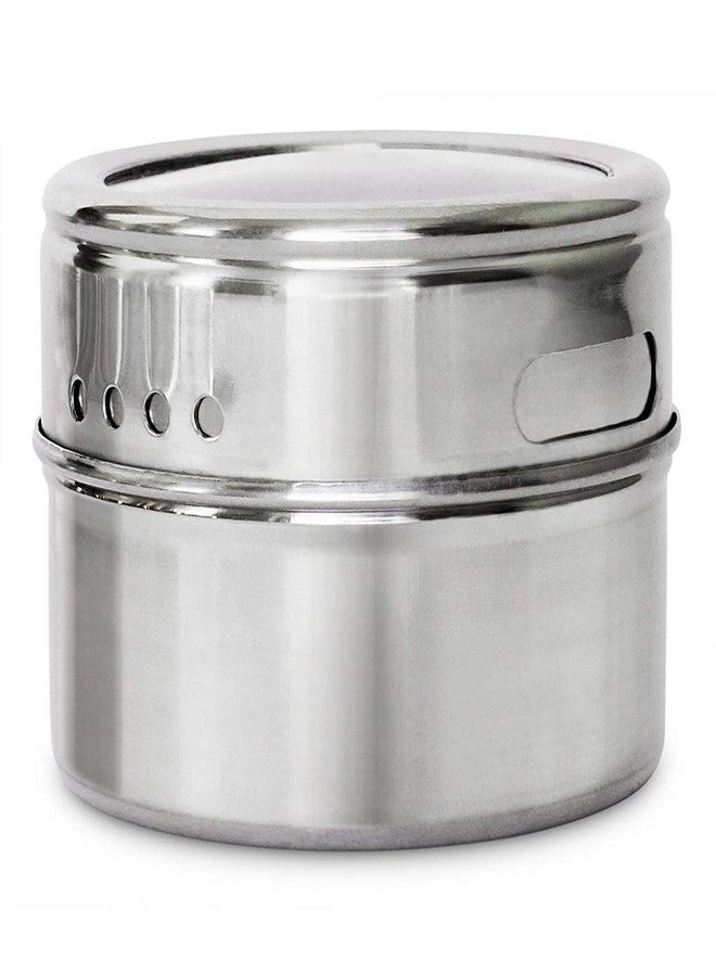VEDHAK Latest Multipurpose 2 Stainless Steel Spice Rack | Masala Rack Set | Condiment Set | Magnetic Spice Container | 360 Degree | Salt Pepper Seasoning. - Image 5