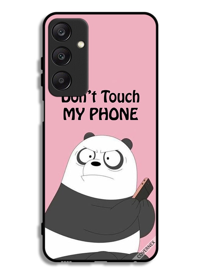 Covernex Samsung Galaxy A25 5G Protective Case Cover Don't Touch My Phone Panda - Image 1