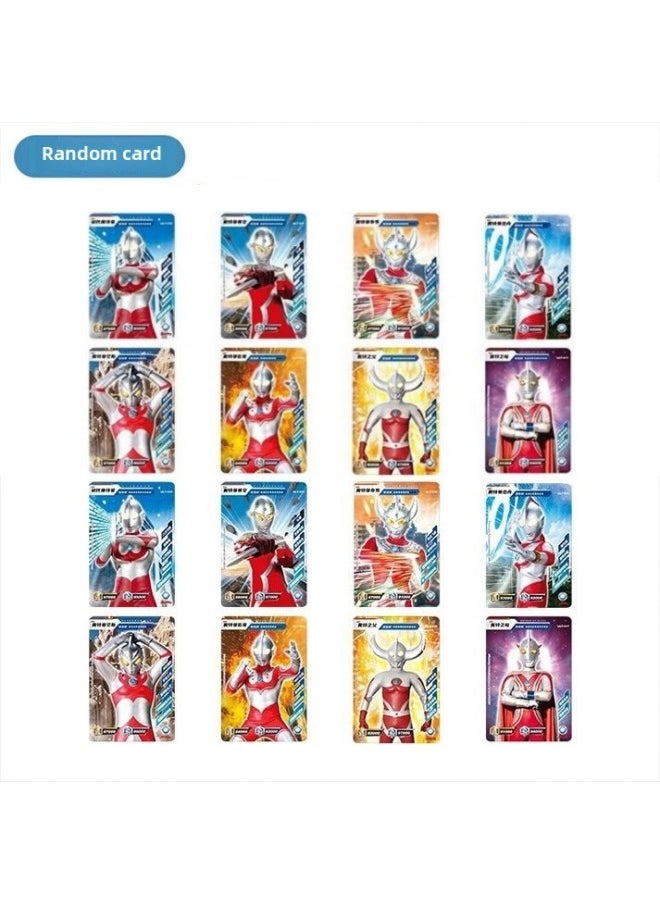 Generic - Card Game Ultraman Card Card Toy Luxury Glory Card Holder Children's Genuine Collection Collection Book Boy Gift-Color:Card Card To Fighter [Send 8 Cards]] - Image 1