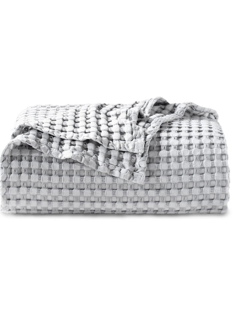 Moro Moro Waffle Coverlet – Soft & Breathable for All Seasons - Image 2