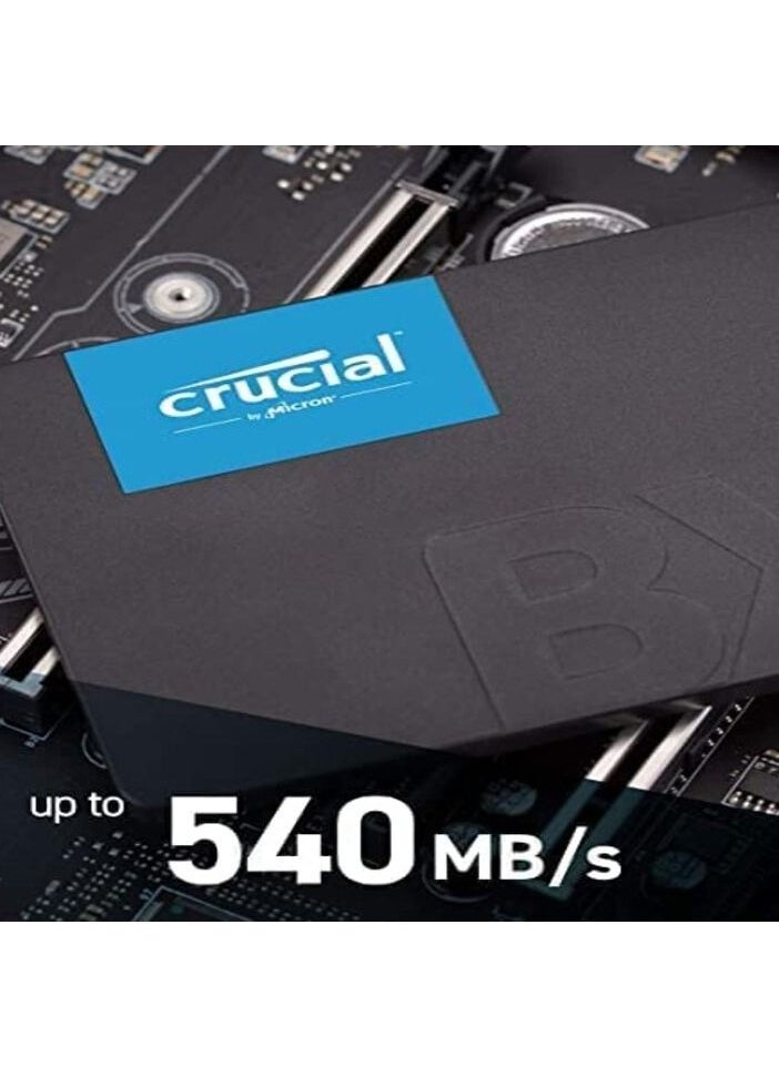 crucial - Crucial BX500 500GB 3D NAND SATA 2.5-inch SSD Internal Solid State Drive for laptops and Desktops - CT500BX500SSD1 - Image 1
