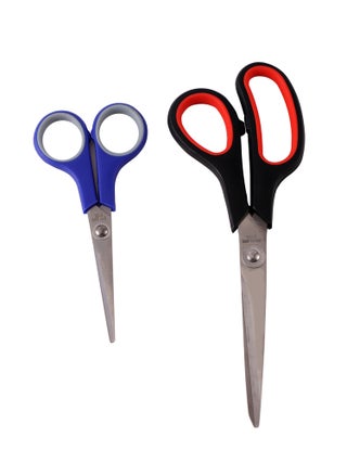 Scissors -8.5-inch and 5.5-inch- Precision Pointed Tip Utility Scissors with Soft Grip Ambidextrous Design - DIY Craft Sewing Office Household Kitchen on Paper Fabric Plastic Leather Rubber - pzsku/ZF4BDC3A5C8D6DC32A7F6Z/45/_/1735047794/cadca42a-4c17-4fc0-b0e6-3eb9e6d047a4
