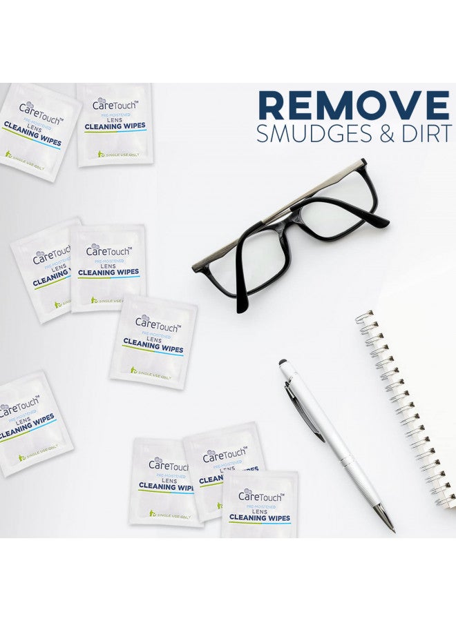 Care Touch Care Touch Glasses Wipes, 400ct - Lens Cleaning Wipes for Eyeglasses, Eyeglass Individually Wrapped, Cleaner Lenses Glasses&Optical Lens, Disposable  - Image 1