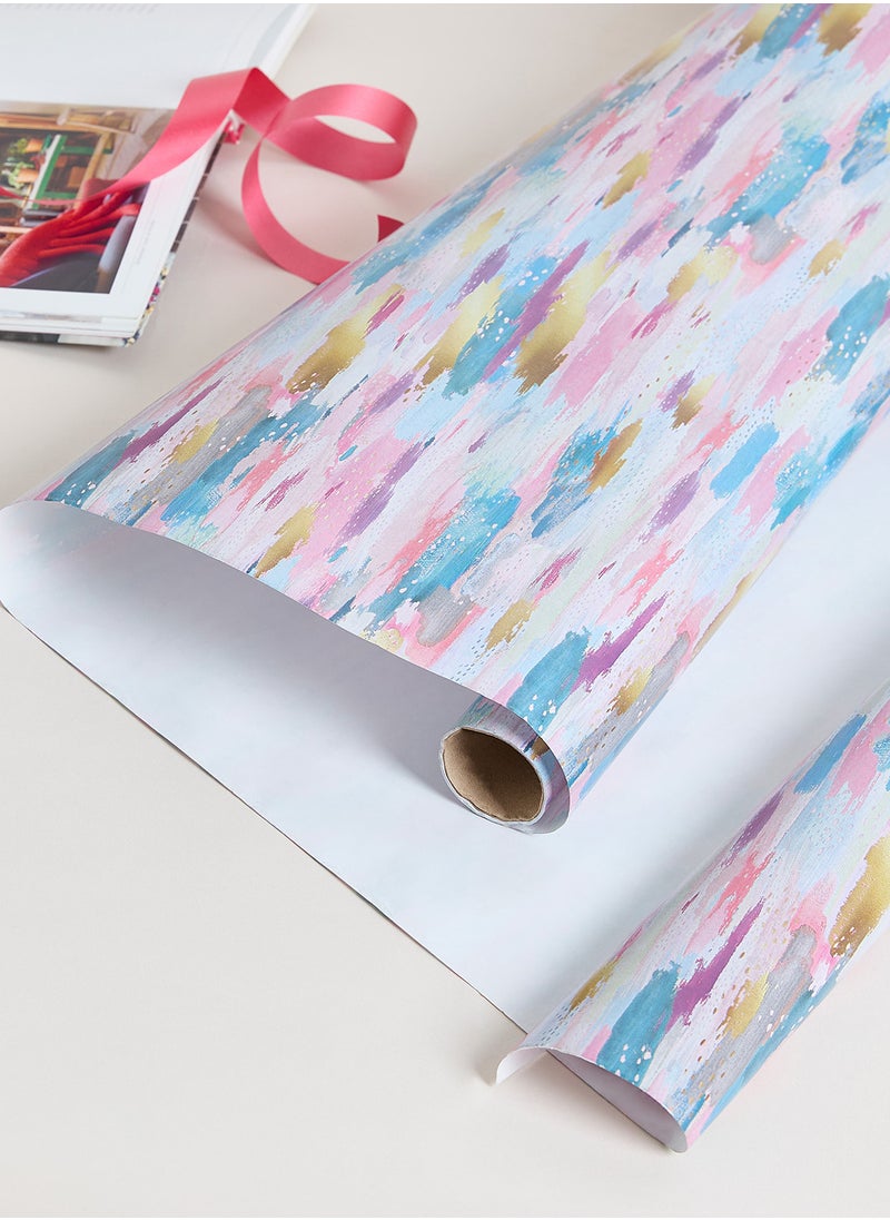 Belly Button Colour Collage Roll Wrap 12 Inches  - Image 2