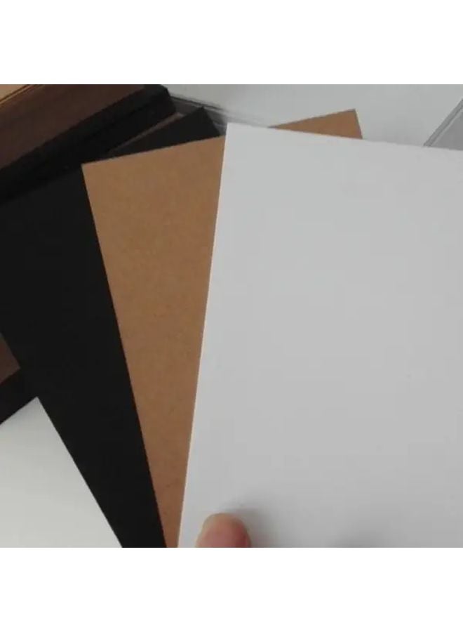 بطاقات ورق الكرافت الأبيض 20 ورقة بطاقات بريدية فارغة لمشاريع الفنون DIY - Image 4