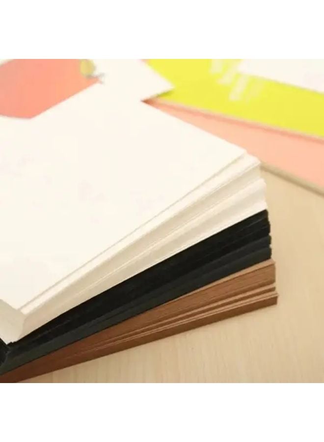 بطاقات ورق الكرافت الأبيض 20 ورقة بطاقات بريدية فارغة لمشاريع الفنون DIY - Image 3