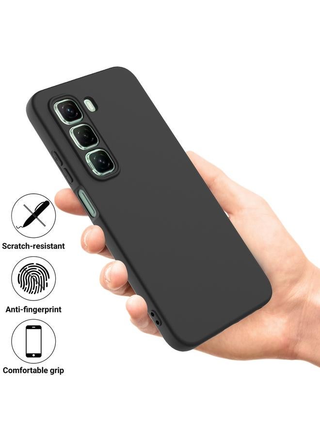 The Bros Phone Case For Infinix Hot 50 Pro 4G Solid Color Liquid Silicone Dropproof Full Coverage Phone Phone Case - Image 2