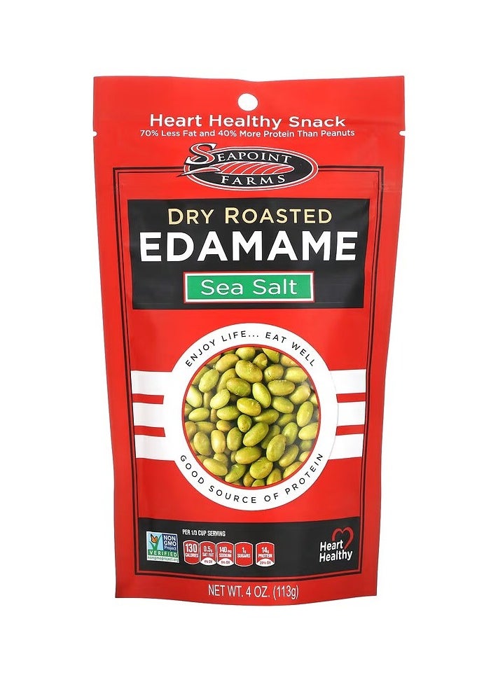 SEAPOINT FARMS Dry Roasted Edamame, Sea Salt, 4 oz (113 g) 