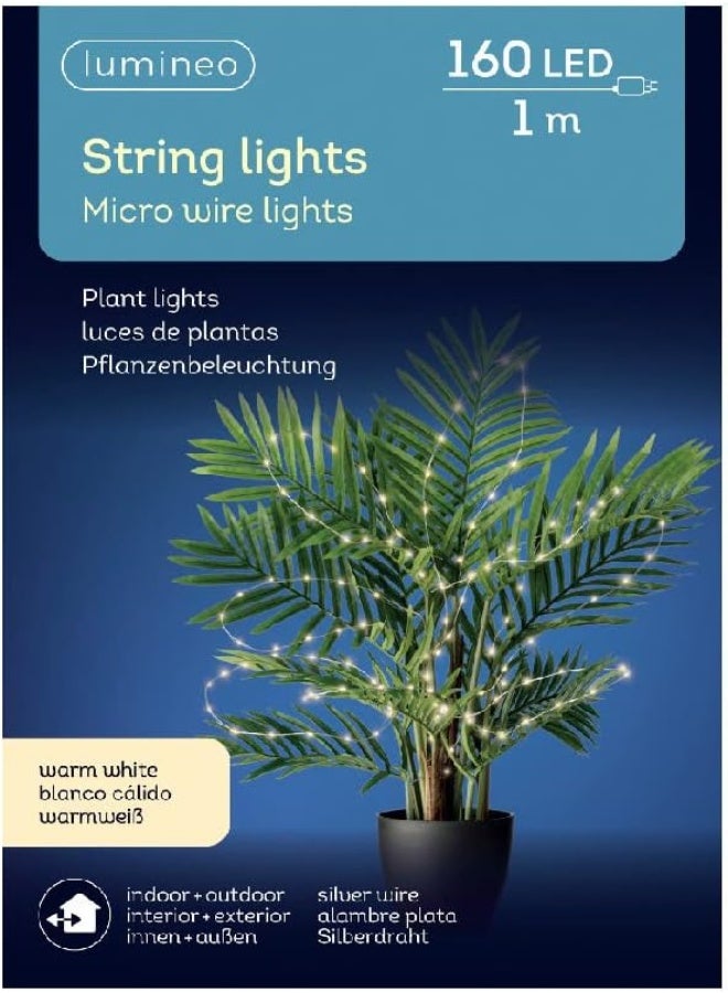 Kaemingk أضواء نباتات كامينغك الخارجية بتقنية LED الصغيرة - أبيض دافئ ثابت - Image 1