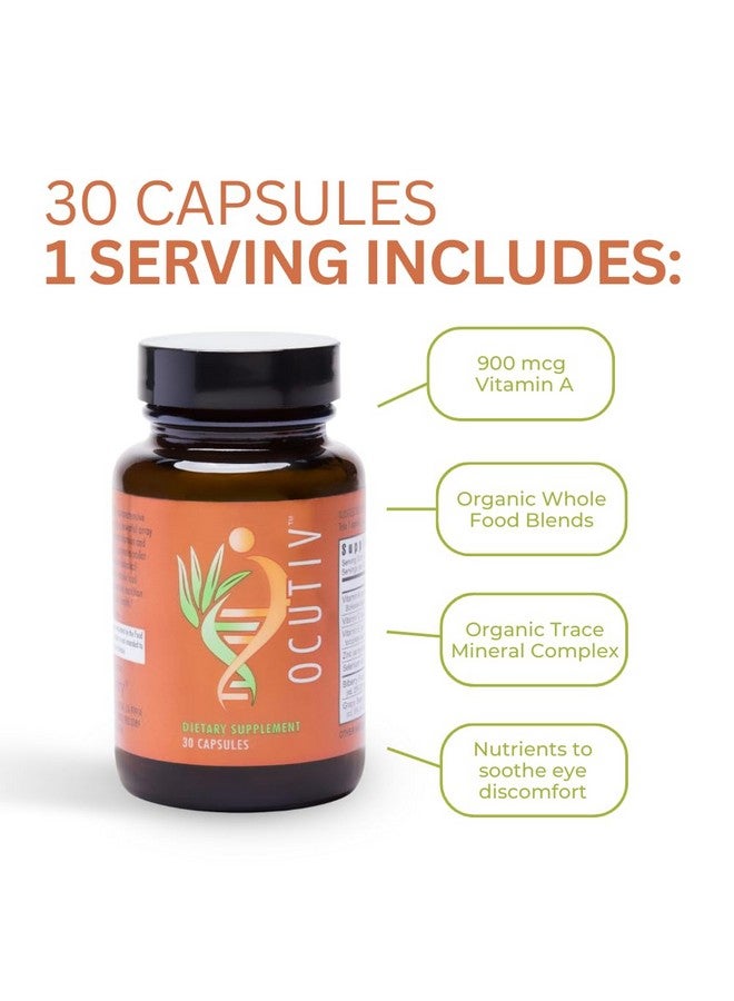 Youngevity Ocutiv™ - Eye Vitamin & Mineral Supplement - Contains Vitamin A, C, E, Zinc, Bilberry, Lutein, Lycopene, Zeaxanthin, Astaxanthin - 30 Capsules - Image 4