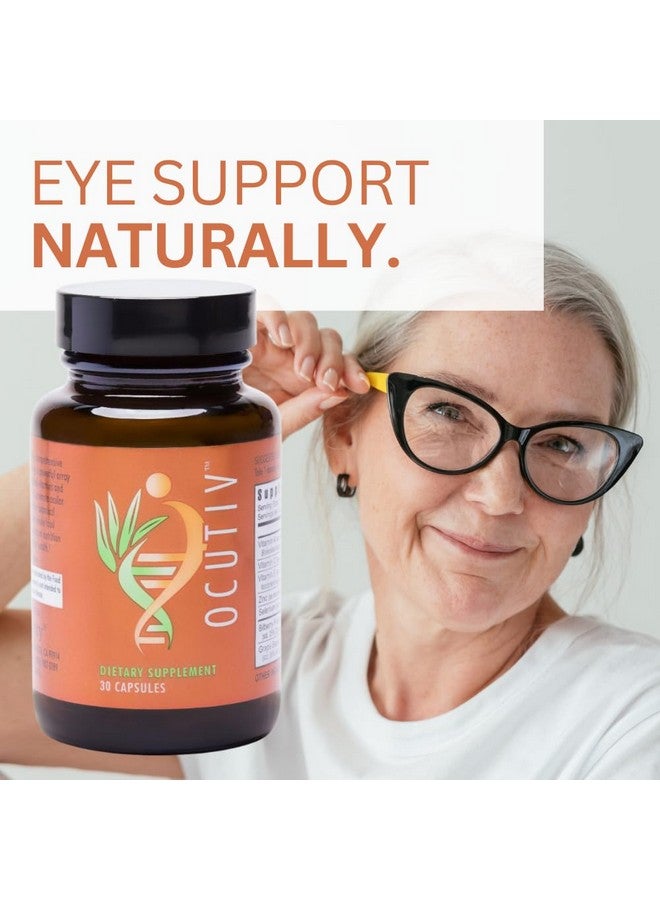 Youngevity Ocutiv™ - Eye Vitamin & Mineral Supplement - Contains Vitamin A, C, E, Zinc, Bilberry, Lutein, Lycopene, Zeaxanthin, Astaxanthin - 30 Capsules - Image 3