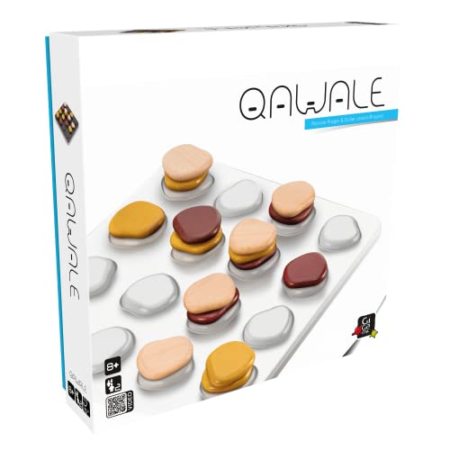 Gigamic Qawale from Creators of Quoridor Mensa Select AwardWinning Wooden Abstract Strategy Board Game for Kids and Adults Strategic Stone Stacking 60 Secs to Learn Ages 8 2 Players 15 Min - Image 1