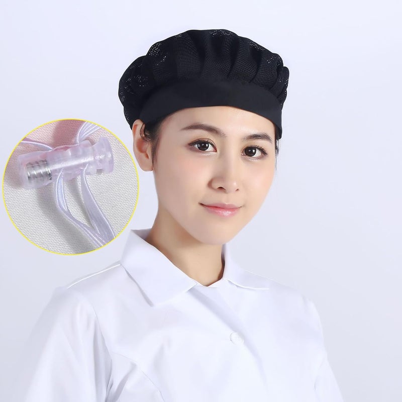 Ventilated Cap Designed for Lab and Kitchen Staff Elastic Fit Ensures Stability Lightweight Hat for Convenience Hygiene Cap - Image 5