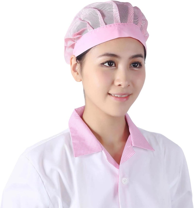 Ventilated Cap Designed for Lab and Kitchen Staff Elastic Fit Ensures Stability Lightweight Hat for Convenience Hygiene Cap - Image 4