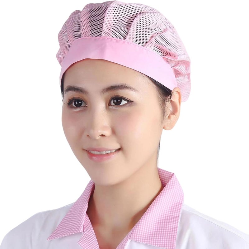 Ventilated Cap Designed for Lab and Kitchen Staff Elastic Fit Ensures Stability Lightweight Hat for Convenience Hygiene Cap - Image 3
