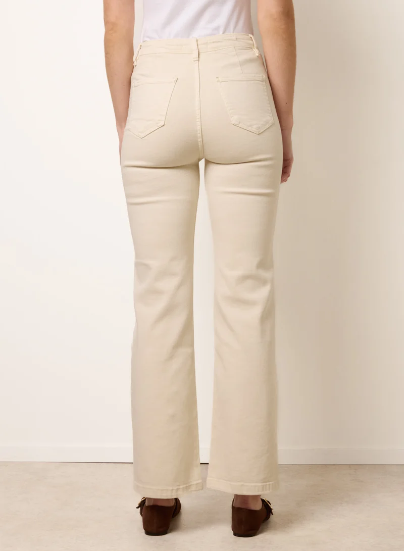 Blue Vanilla Triple Button Front Jeans