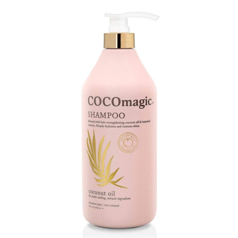 CocoMagic Nourishing Shampoo | Coconut Oil and Botanical Extracts | Strengthen, Restore Softness and Shine | Paraben Free, Cruelty Free, Made in USA (32 oz) - Image 5
