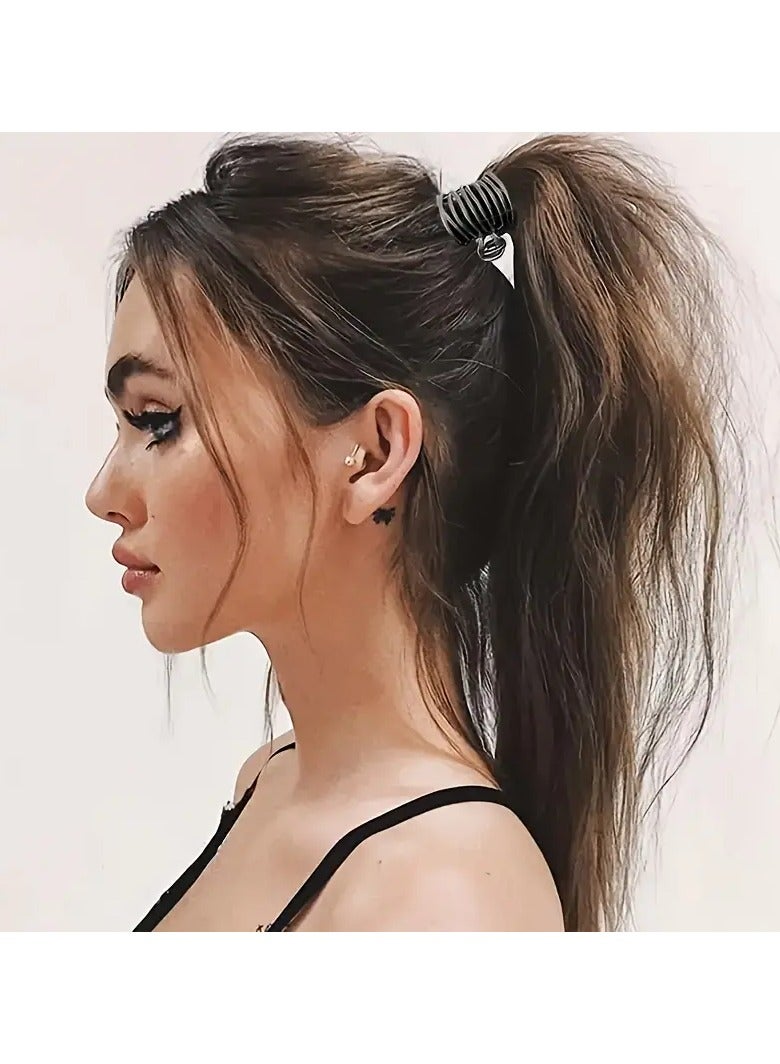 Goolsky Metal Round Hair Clips For Women Hairpins Small Hair Claws, Strong Hold Hair Clips For Thick Hair Ponytail Holder Hairgrip For Female - Image 4