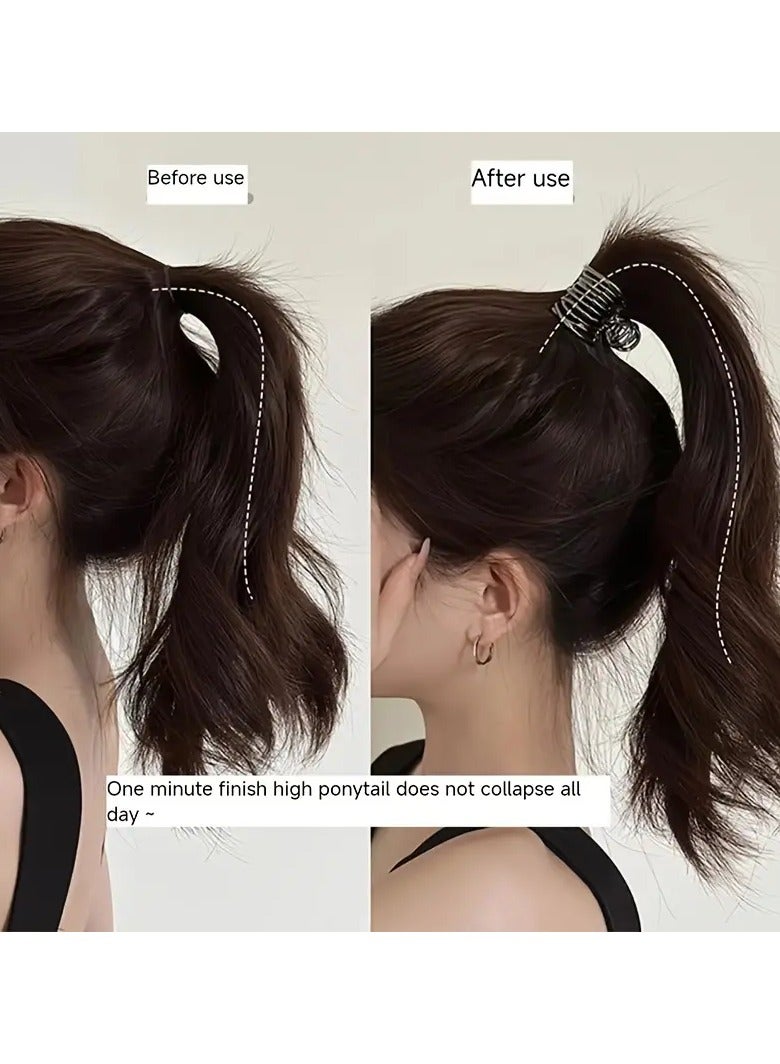 Goolsky Metal Round Hair Clips For Women Hairpins Small Hair Claws, Strong Hold Hair Clips For Thick Hair Ponytail Holder Hairgrip For Female - Image 2