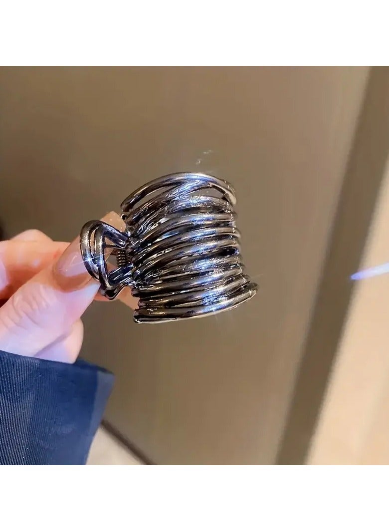 Goolsky Metal Round Hair Clips For Women Hairpins Small Hair Claws, Strong Hold Hair Clips For Thick Hair Ponytail Holder Hairgrip For Female - Image 5