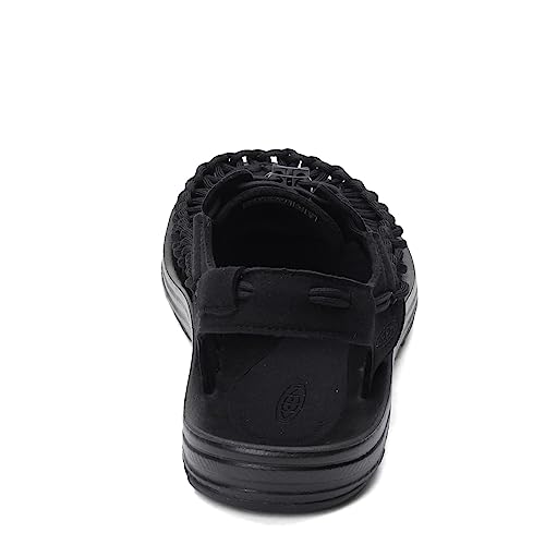 KEEN Men's UNEEK Classic Two Cord Sandals, Black/Black, 11 D (Medium) US - Image 5