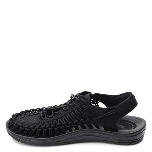 KEEN Men's UNEEK Classic Two Cord Sandals, Black/Black, 11 D (Medium) US - Image 4