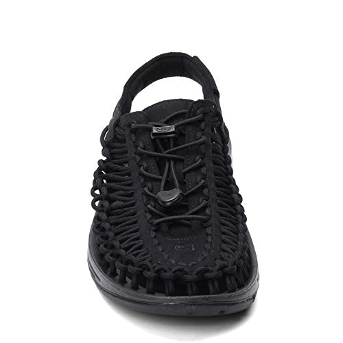 KEEN Men's UNEEK Classic Two Cord Sandals, Black/Black, 11 D (Medium) US - Image 3