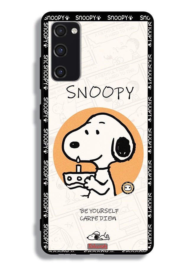 Tolwak Samsung Galaxy S20 FE Protective Case Cover Snoopy Be Yourself - Image 2