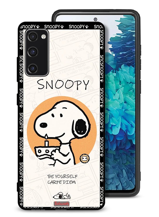 Tolwak Samsung Galaxy S20 FE Protective Case Cover Snoopy Be Yourself - Image 1