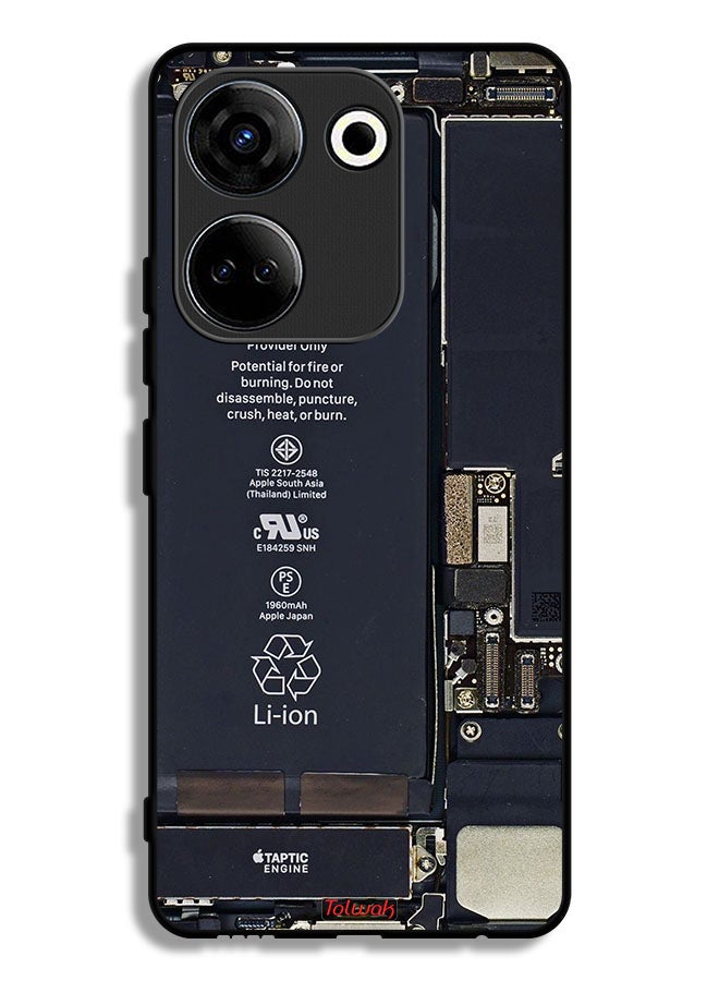 Tolwak Tecno Camon 20 Protective Case Cover Phone Circuit Pattern - Image 1