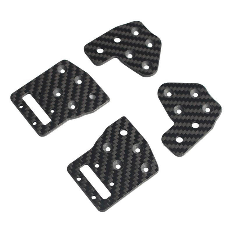CNC Carbon Fiber XY Joint Kit: Black 76g Ultra-light Shock-absorbing Carbon Fiber Frame - Easy To Install XY Joint Kit for Voro 2.4, Trident or Compatible 3D Printers - Image 3