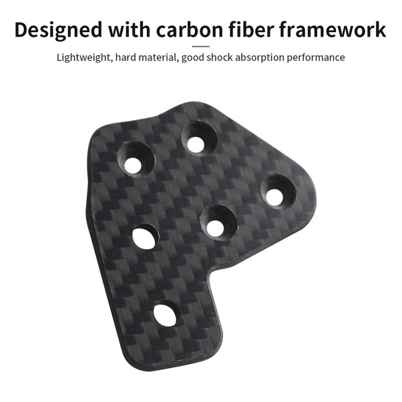 CNC Carbon Fiber XY Joint Kit: Black 76g Ultra-light Shock-absorbing Carbon Fiber Frame - Easy To Install XY Joint Kit for Voro 2.4, Trident or Compatible 3D Printers - Image 2