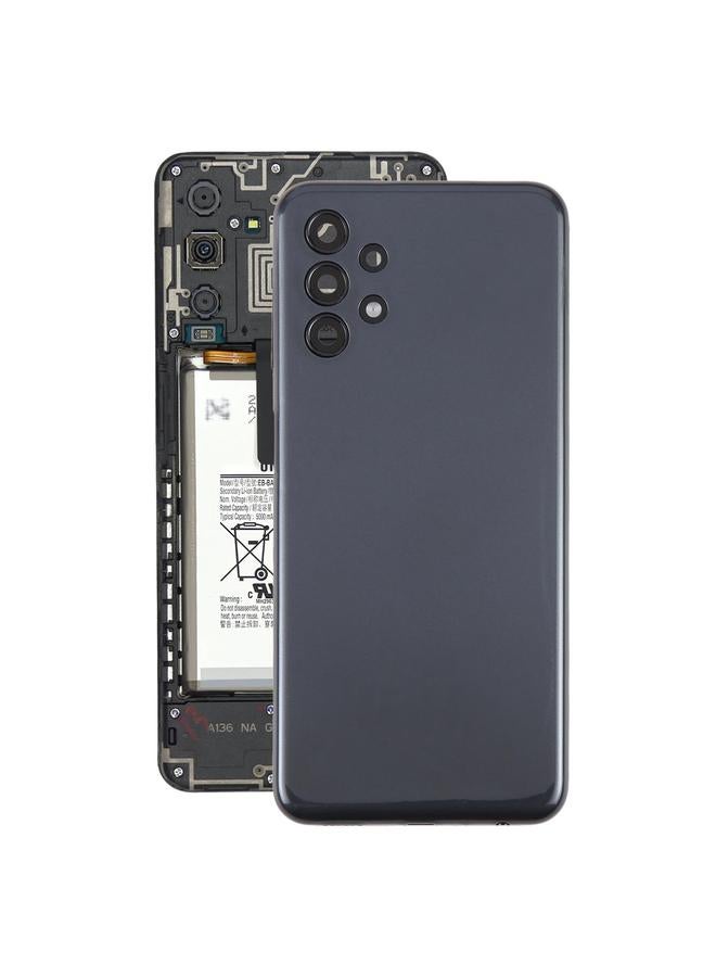 erorex For Samsung Galaxy A13 SM-A135F Back Cover with Camera Lens Cover(Black) - Image 1